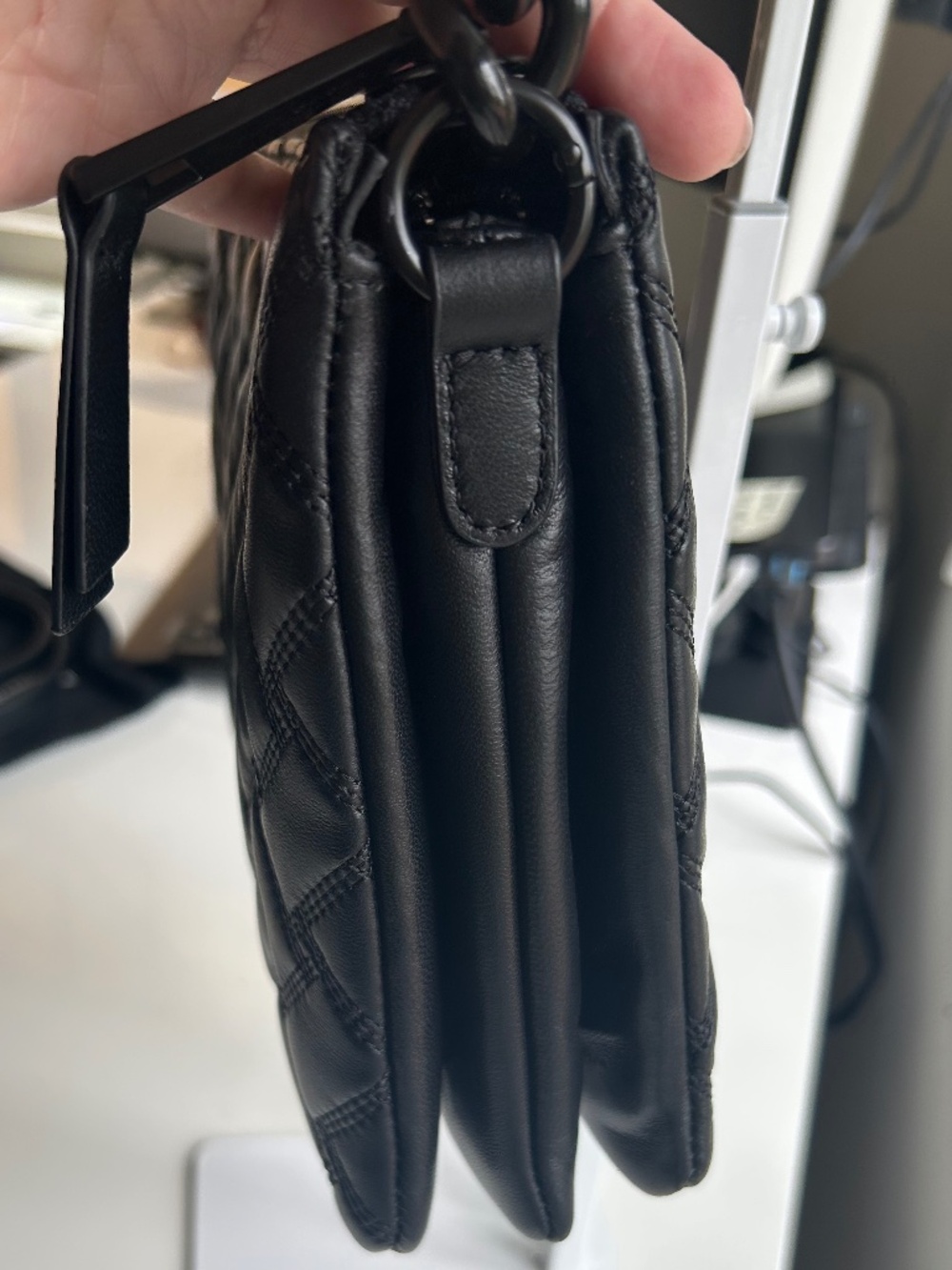 KURT GEIGER Kensington Drench Black Pouch Bag NWOT - Picture 7 of 13